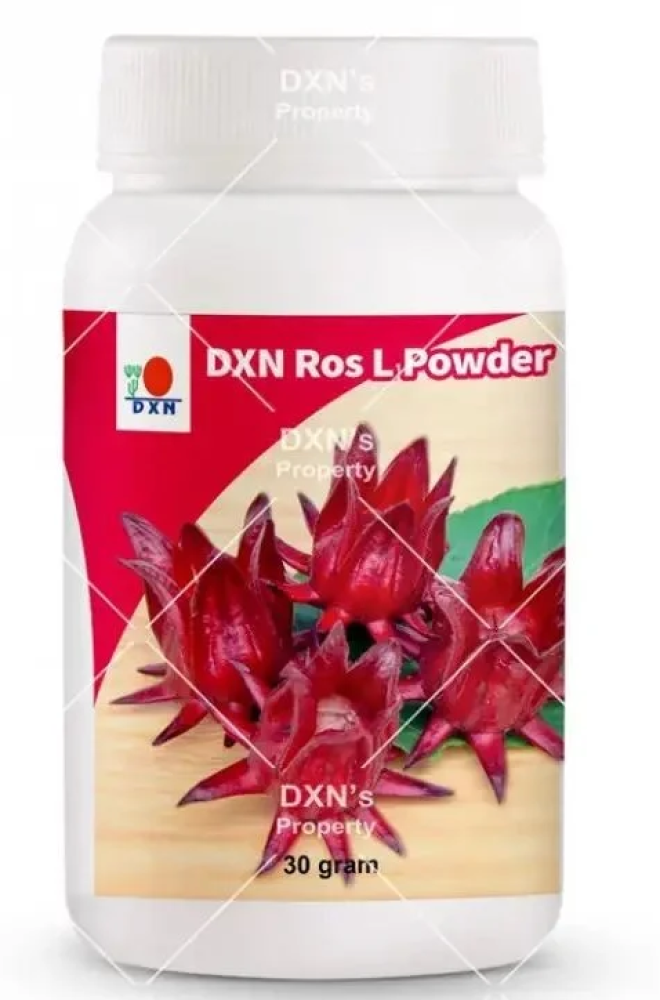 مسحوق الكركديه روز إل 30 جرام dxn