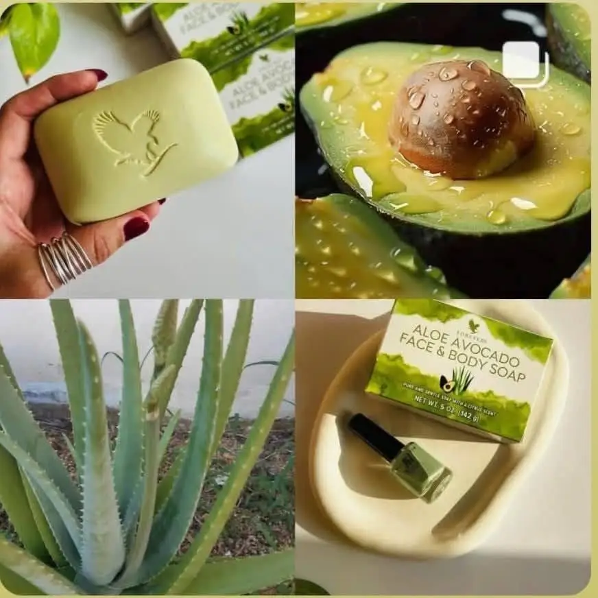 صابونة الأفوكادو فوريفر Avocado Face – Body Soap صابونه بزبده الافوكادو