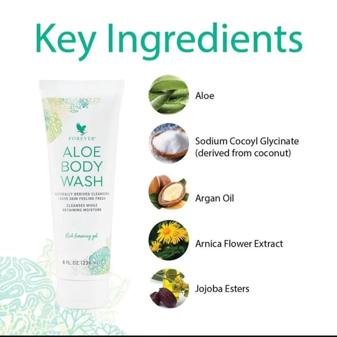 ألو غسول للجسم فوريفر – Aloe Body Wash لإبطاء نمو الشعر