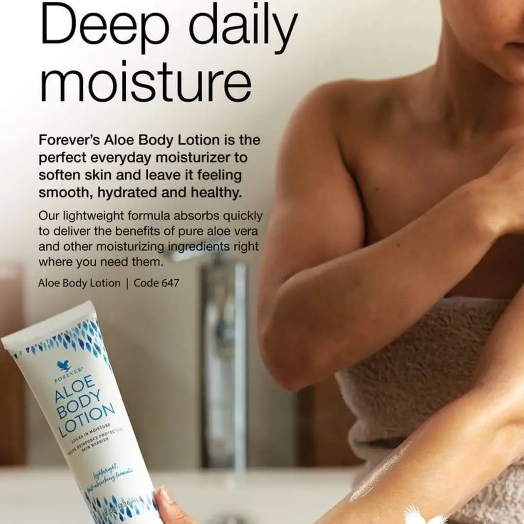 الو لوشن للجسم فوريفر – Aloe Body Lotion لترطيب عميق للجسم