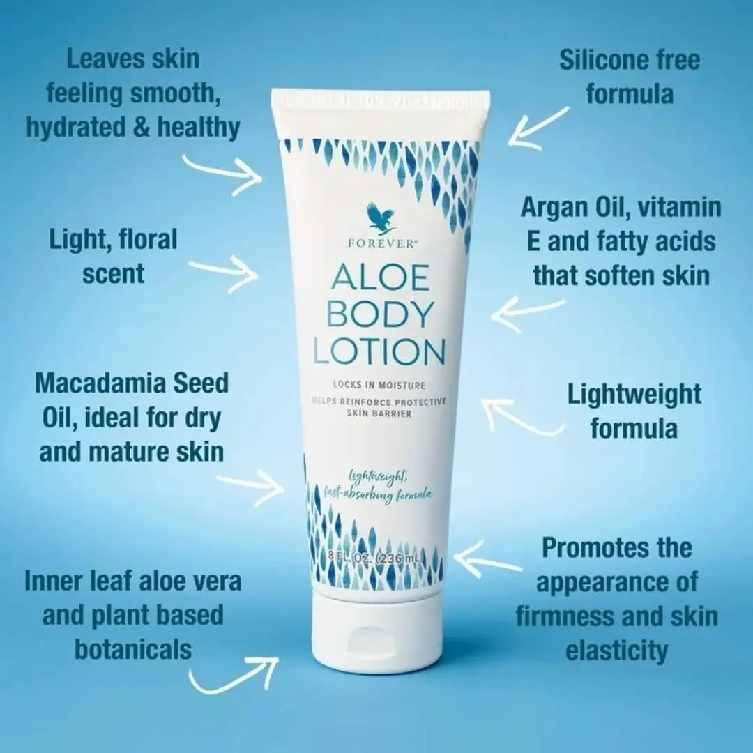 الو لوشن للجسم فوريفر – Aloe Body Lotion لترطيب عميق للجسم
